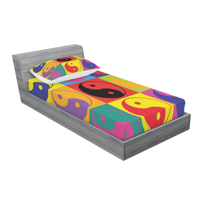 Microfiber Sheet Set, Twin Sheet Set with Fitted Sheet