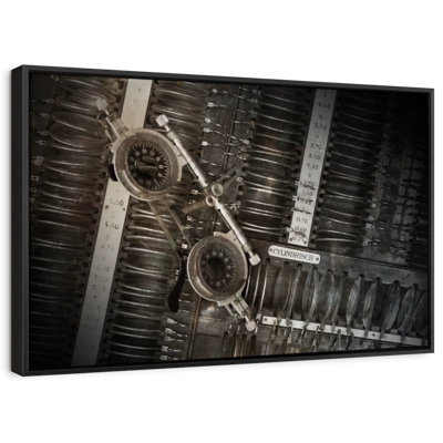 Vintage Test Glasses Box Canvas Print