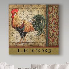 'Vintage Le Coq 1' Vintage Advertisement on Wrapped Canvas