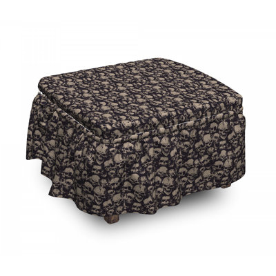 Box Cushion Ottoman Slipcover