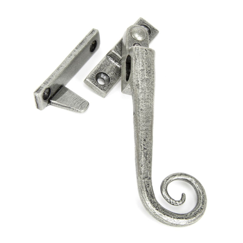 Lock Night-Vent Monkeytail Fastener, Pewter
