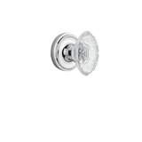 Classic Rosette with Crystal Victorian Knob