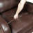 Reclining Chair 1Pc Comfort Seating Faux Leather Upholstery Living Room Furniture Solid Wood-2132713219