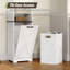 Armoire de salle de bain haute, armoire de rangement à linge de ferme de 67 po avec tablette réglable, organisateur de panier à linge inclinable d'une capacité de 11,7 gallons