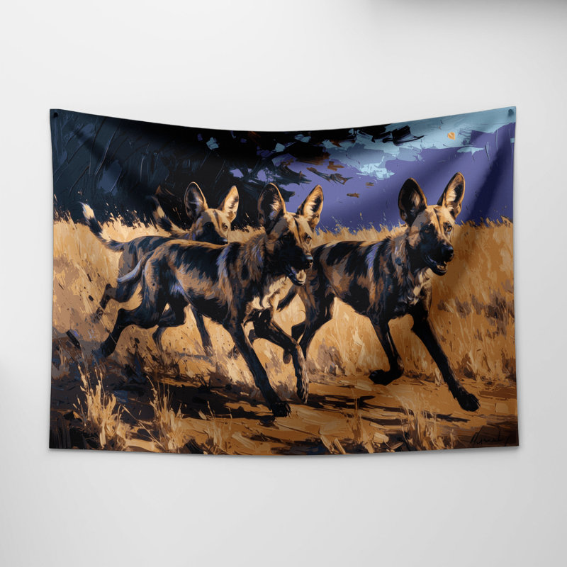 Tapisserie murale «Wildlife», 26 po x 36 po