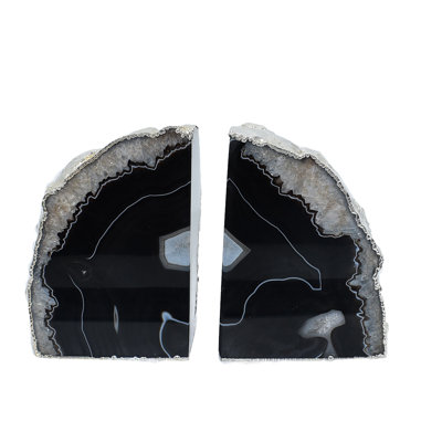 Agate / Geode Non-Skid Bookends