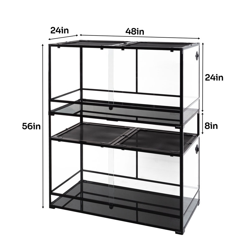 48'' x 24'' x 56'' Reptile Terrarium