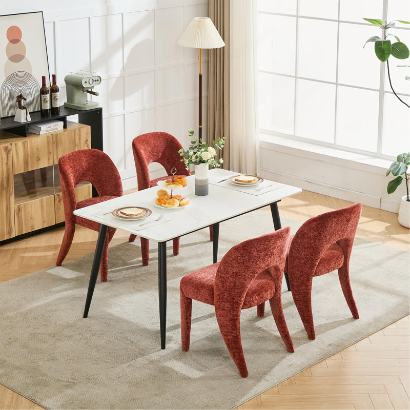 Chaises de salle à manger, Rose