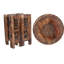 Table de bout ronde The Wood Town Vintage