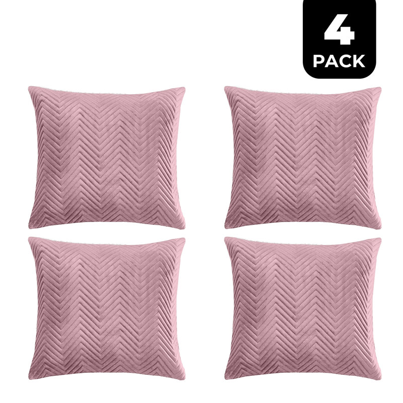 Square Cushion Cover, Pink
