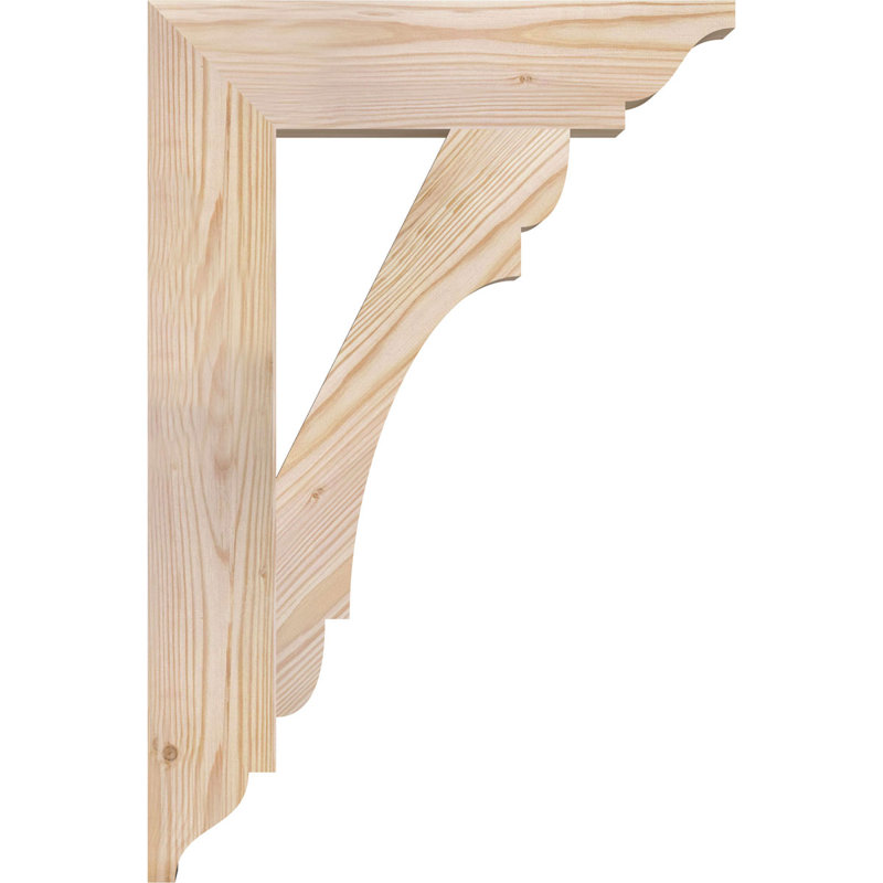 Support olympique traditionnel, Douglas (lisse), H 24 po x l 3,5 po x P 16 po