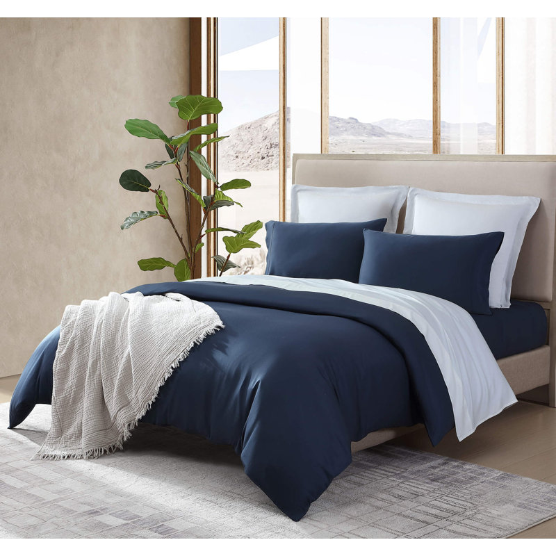 Natural Premium Pillow Case, Cal King Pillowcase Set with 2 King Pillowcases, Midnight