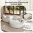 2-Piece Round Chenille Upholstered Cushioned Sofa Set-131646104