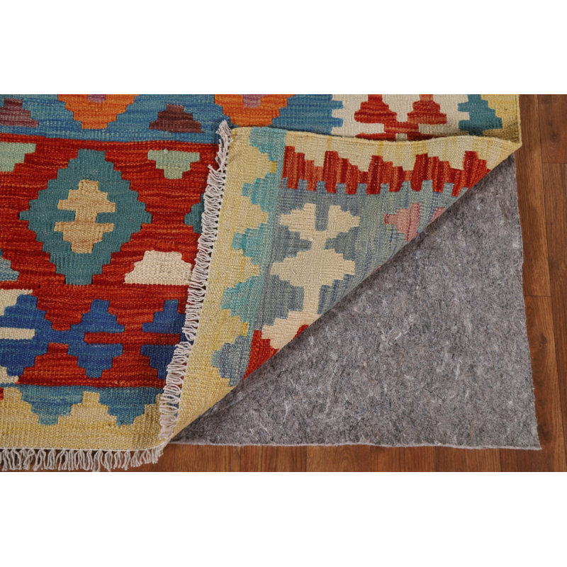 Tapis de salon multicolore Kilim 7 x 10