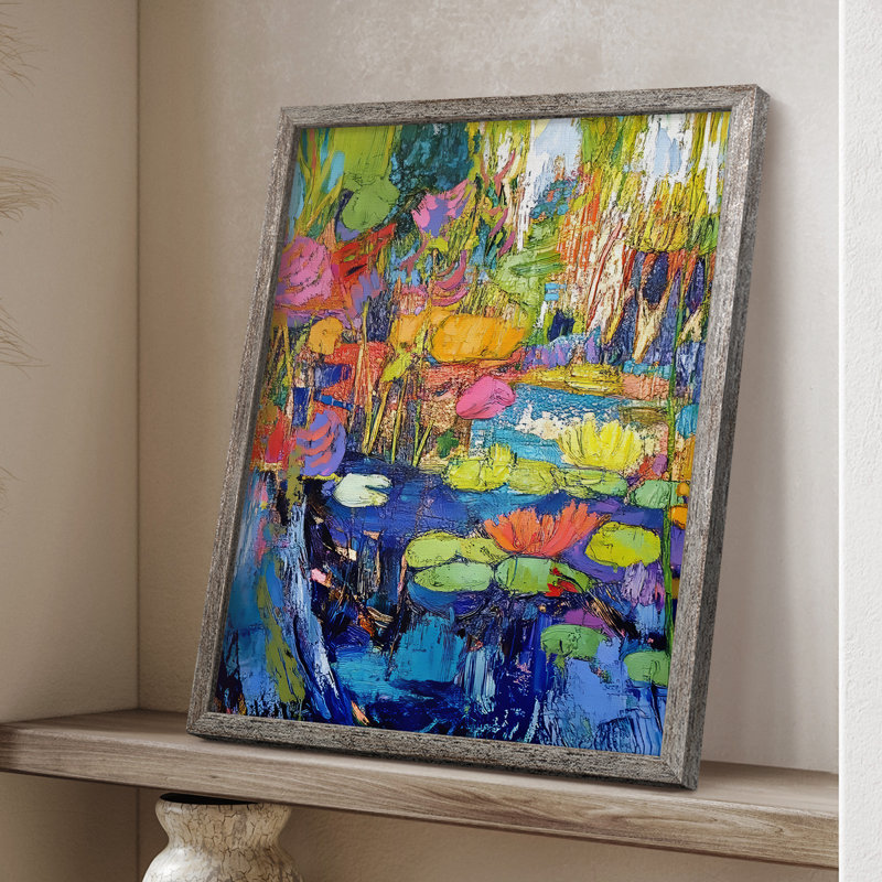 Impression encadrée FLORAL Series DCI - Bois massif, H 30 po x l 24 po