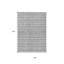 Tapis intérieur / extérieur géométrique lavable gris et ivoire 8 pi x 10 pi