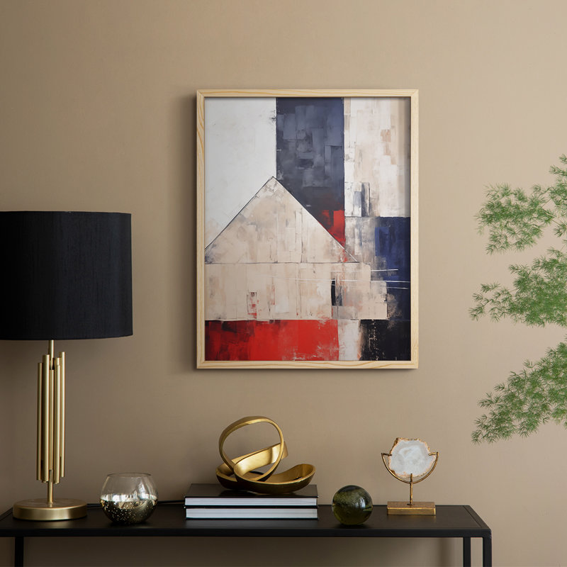 «LANDSCAPES Series Cxx», reproduction encadrée - bois massif, H 11 po x l 9 po