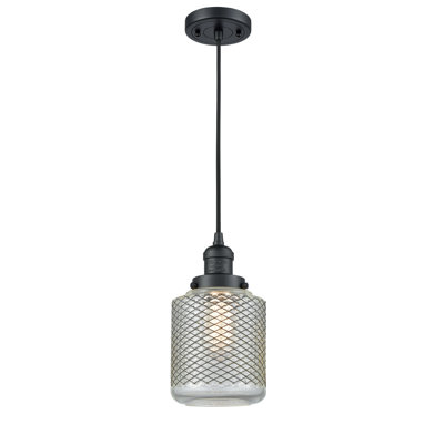 Luminaire suspendu cylindrique 1 lumière Iyana