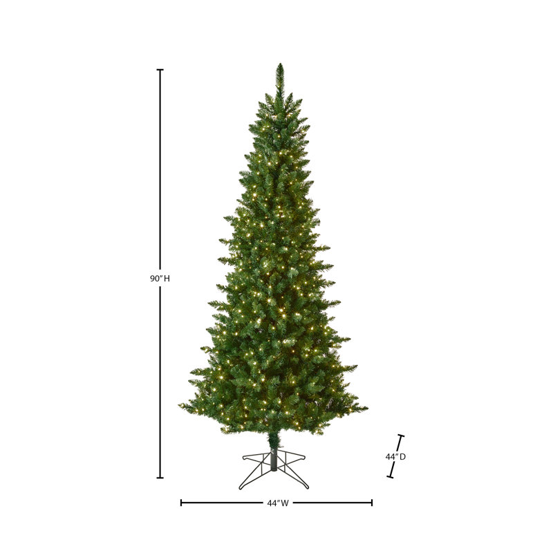Sapin de forêt à double DEL de 2,3 m