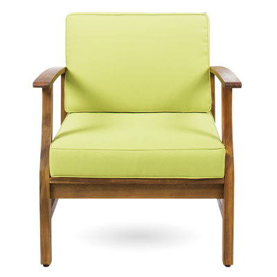 Club Chair, Produced With Tough Wood And Slat Appearance Patio Chair In , Comprised Of Feature