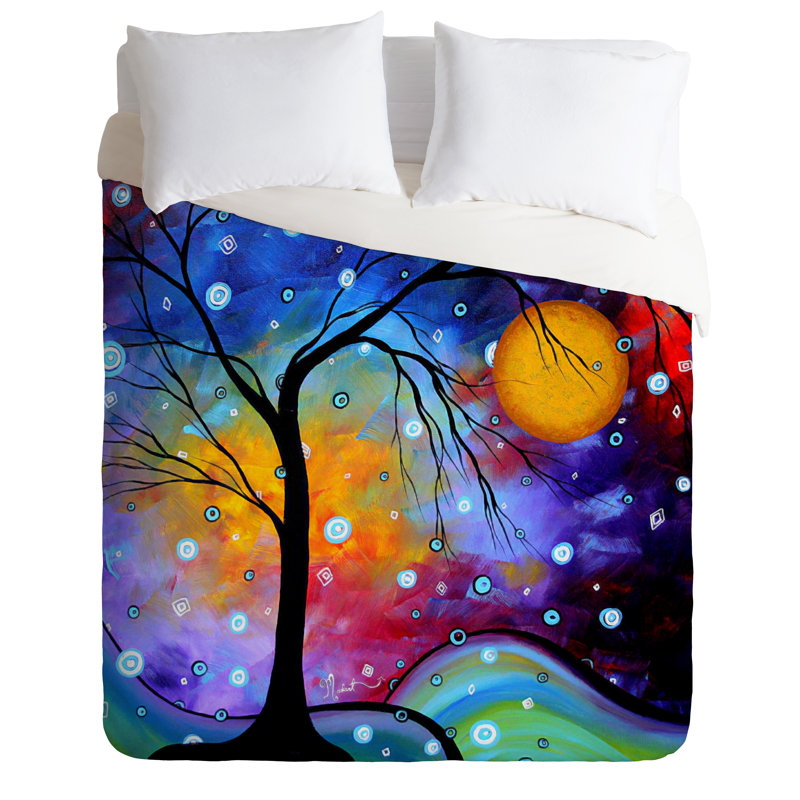 Housse de couette Winter Sparkle, Housse de couette pour lit simple, Poids léger
