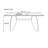 Simple rectangular solid wood dining table-1274444951