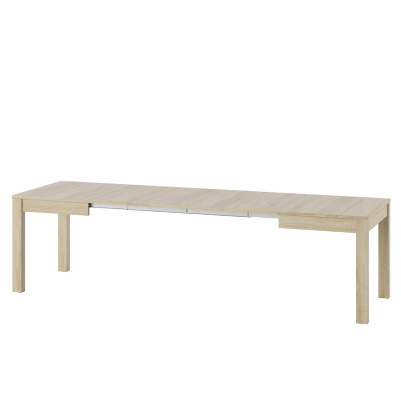 Nahomy Rectangular 130-280cm L x 85cm W, Sonoma Oak