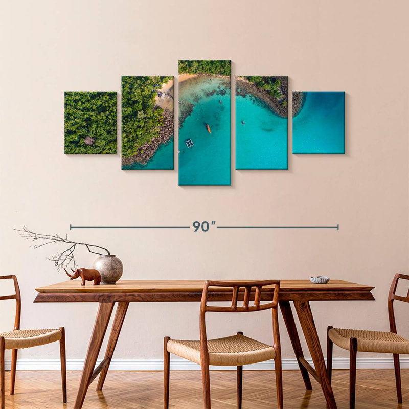 Forêt des Caraïbes, H 42 po x l 92 po