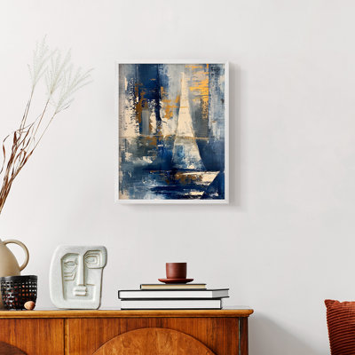 Série NAUTICAL CCI - reproduction encadrée de qualité supérieure - prête à être accrochée - aucun clou requis