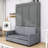 Anell Multifunctional Murphy Bed with Storage Converts to Sofa-1255793803