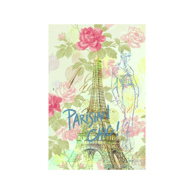 Parisian Chic - Wrapped Canvas Print
