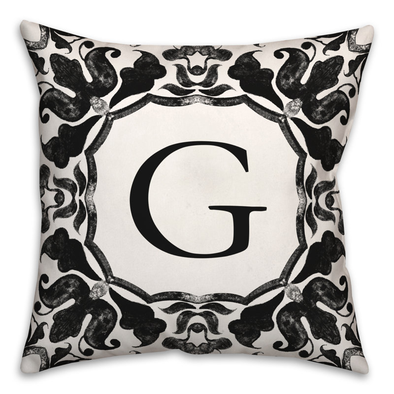  Housse et insert de coussin carré extérieur P Monogram, G