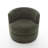 Arabella Upholstered Fabric Swivel Solid Wood Barrel Chair-1159568524