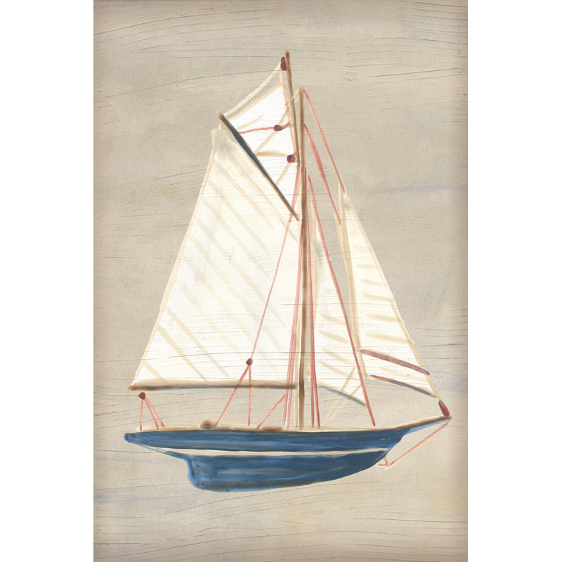 «Besender Driftwood Sailboat II On Canvas» par June Erica Vess, reproduction, L 20 po x H 30 po