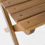 Chaise de salle à manger d'extérieur pliante en bois d'acacia (ensemble de 2)-351583589