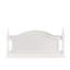 Lit à baldaquin classique en bois blanc classique 1pc-114223209