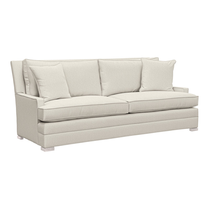 Riverside Sofa, No, Nomad Snow Crypton® Chenille, Dove Gray