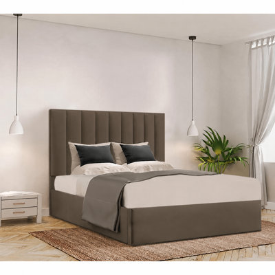 Besar Upholstered Ottoman Storage Bed