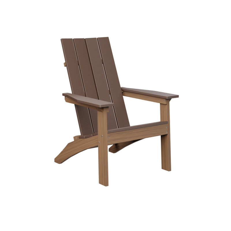 Berlin Gardens Mayhew Adirondack Chair, Chocolate Brown/Antique Mahogany