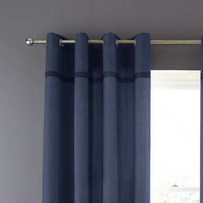 Melville Woven Texture Unlined Curtains