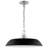 Eddy 1-Light Dimmable Steel Dome Pendant-832871382-832871383