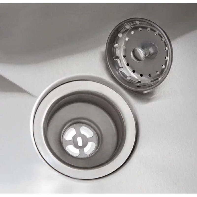 Stainless Steel Freestanding Utility Sink with Chrome Faucet