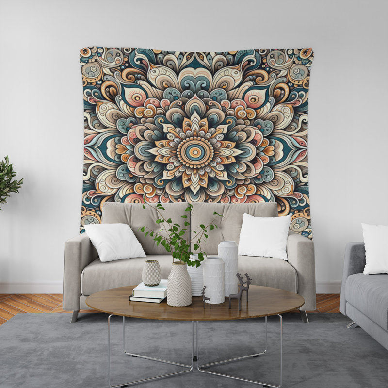 Tapisserie murale, H 80 po x l 68 po x P 0,8 po