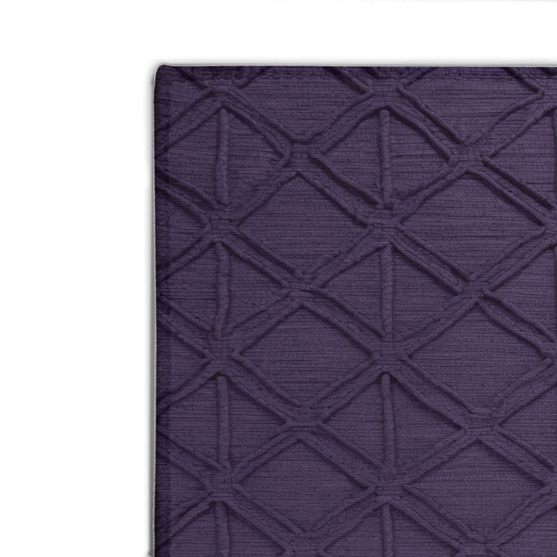 Tapis mauve intérieur et extérieur Trellis, Rectangulaire 8 pi x 10 pi