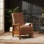 Fauteuil inclinable manuel en bois
