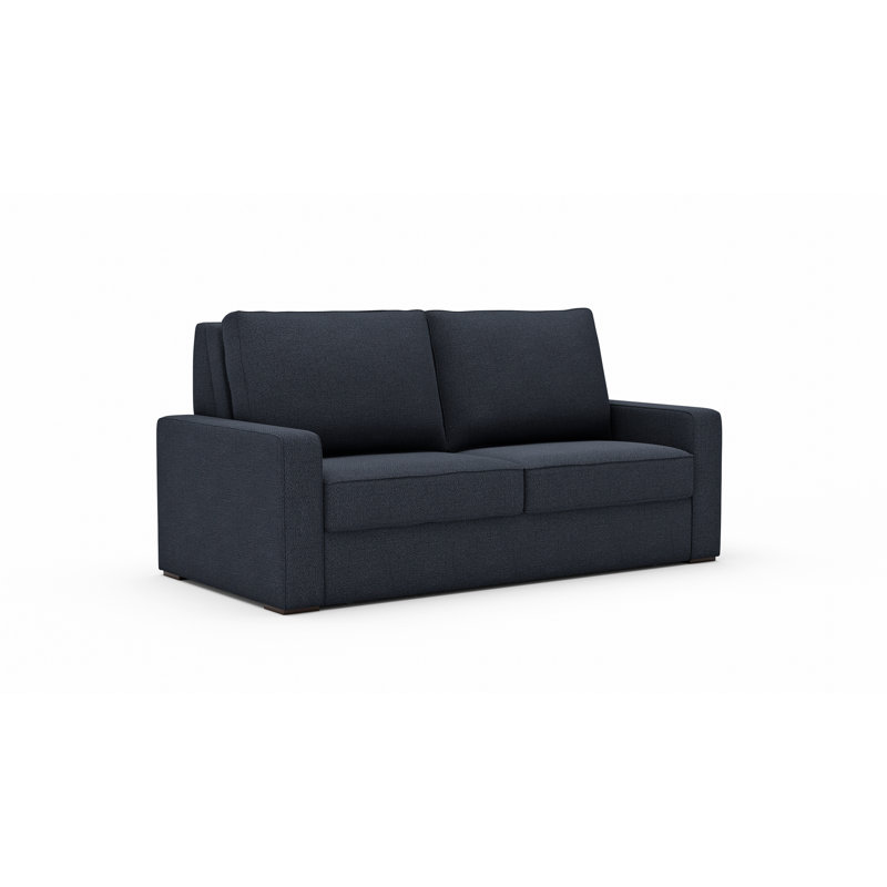 Upholstered 78'' Sleeper Sofa, Purl Nautical