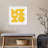 Bold Vintage Geometric Sunshine Yellow by The Creative Bunch Studio Framed Art Print-2039016048-2039016061