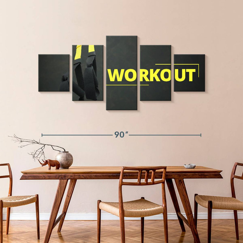 Strength Workout, 42" H x 92" W