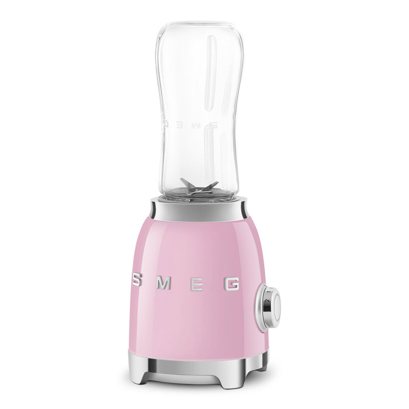Smeg PBF01 50's Style Retro Personal Compact Blender, Pink