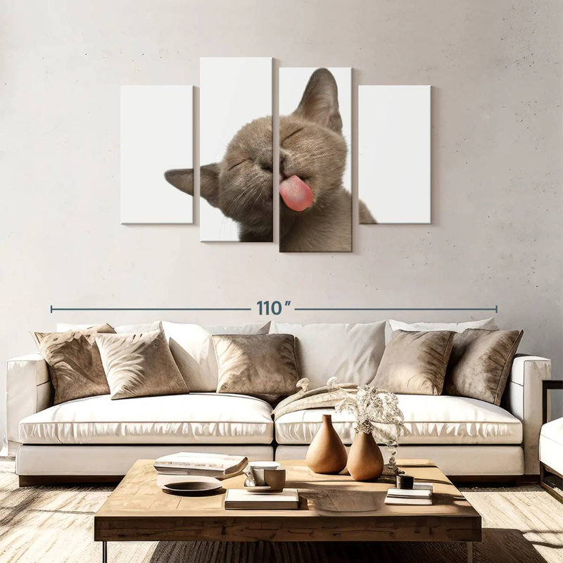 Brampt Cat's Tongue, 48" H x 75" W